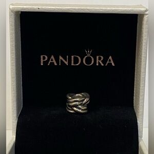 Pandora Sterling Silver Forget-Me-Knot charm